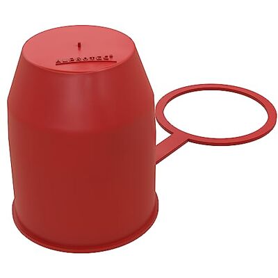 AUPROTEC Protège Boule d'Attelage avec Anneau d'arrêt Capuchon de Protection de Boule d'attache remorque Rouge AUPROTEC Protège Boule d'Attelage avec Anneau d'arrêt Capuchon de Protection de Boule d'attache remorque Rouge