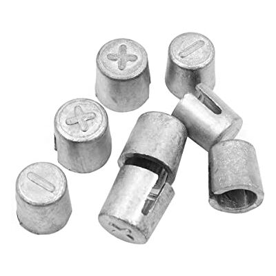 WANGCL 4 Pairs Battery Terminal Sleeves, Battery Sleeves Car Battery Terminal Converter Post Adaptors Metal Material Anode Cathode Sleeves WANGCL 4 Pairs Battery Terminal Sleeves, Battery Sleeves Car Battery Terminal Converter Post Adaptors Metal Material Anode Cathode Sleeves