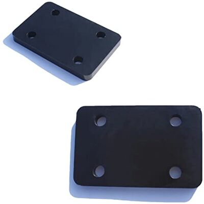 XIMPLIO Plaque d'écartement universelle de 12 mm pour attelage de remorque Plaque ŕ visser avec trou de 83 x 56 mm (sans kit de vis, trou 83 x 56 mm, 12 mm) XIMPLIO Plaque d'écartement universelle de 12 mm pour attelage de remorque Plaque ŕ visser avec trou de 83 x 56 mm (sans kit de vis, trou 83 x 56 mm, 12 mm)