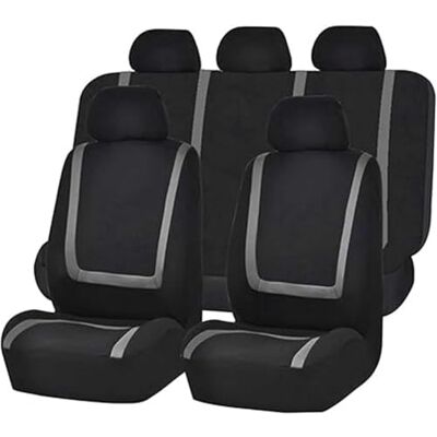 HHCVLUZI Housse De Siège De Voiture pour Renault Grand Scenic 2016-2019, Couvre Sieges Avant Arrière, Car Respirant Protecteur Siège Couvre Interieu Accessoires, Gray HHCVLUZI Housse De Siège De Voiture pour Renault Grand Scenic 2016-2019, Couvre Sieges Avant Arrière, Car Respirant Protecteur Siège Couvre Interieu Accessoires, Gray