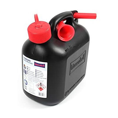 X-Parts Jerrican à essence 5 l Homologation ONU Fermeture de sécurité pour enfants Avec bec verseur Huile diesel E10 + E85 Convient pour tronçonneuse, tondeuse à gazon et voiture X-Parts Jerrican à essence 5 l Homologation ONU Fermeture de sécurité pour enfants Avec bec verseur Huile diesel E10 + E85 Convient pour tronçonneuse, tondeuse à gazon et voiture