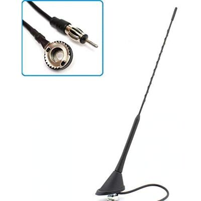 INION Antenne de toit courte pour voiture 40 cm Avec pied de tension Avec prise DIN 40 cm Avec pied d'antenne INION Antenne de toit courte pour voiture 40 cm Avec pied de tension Avec prise DIN 40 cm Avec pied d'antenne