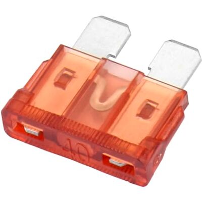 Heschen Lot de 50 fusibles à lame standard ATC-40 pour voiture et camion 40 A Ambre Heschen Lot de 50 fusibles à lame standard ATC-40 pour voiture et camion 40 A Ambre