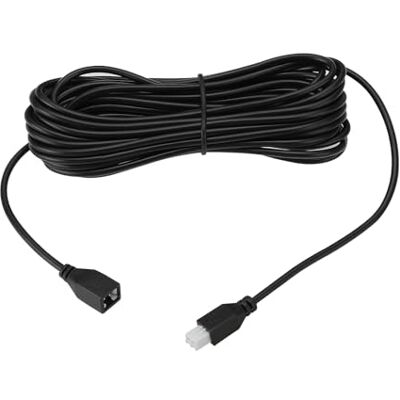 eMagTech 1 câble d'extension de radar de recul à 2 broches pour voiture Kit de capteur de radar pour voiture Noir (4,5 m) eMagTech 1 câble d'extension de radar de recul à 2 broches pour voiture Kit de capteur de radar pour voiture Noir (4,5 m)