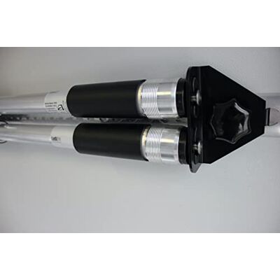 LOADCARE 1 kit d'équerre de stationnement pour barre de blocage pour rail d'avion pour sécuriser le chargement LOADCARE 1 kit d'équerre de stationnement pour barre de blocage pour rail d'avion pour sécuriser le chargement