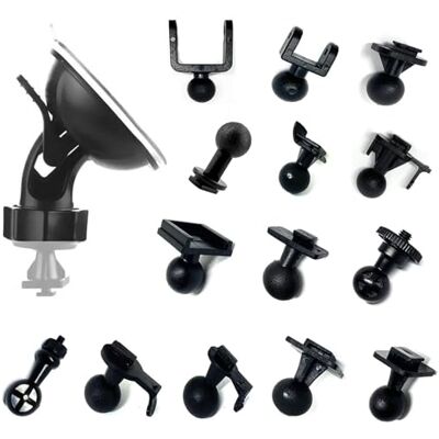 ShipeeKin en Voiture Dash Cam Support de Fixation à Ventouse pour véhicule Enregistreur vidéo sur Pare-Brise et Support de Fixation pour Tableau de Bord avec 14 Types Joints Adaptateur ShipeeKin en Voiture Dash Cam Support de Fixation à Ventouse pour véhicule Enregistreur vidéo sur Pare-Brise et Support de Fixation pour Tableau de Bord avec 14 Types Joints Adaptateur
