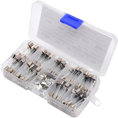 DollaTek Fusibles en verre à soufflage rapide 6x30 mm Fusibles en verre de voiture à soufflage rapide Kit assorti Amp 0,5 A, 1 A, 2 A, 3 A, 5 A, 10 A, 15 A, 20 A, 30 A et siège de fusible DollaTek Fusibles en verre à soufflage rapide 6x30 mm Fusibles en verre de voiture à soufflage rapide Kit assorti Amp 0,5 A, 1 A, 2 A, 3 A, 5 A, 10 A, 15 A, 20 A, 30 A et siège de fusible