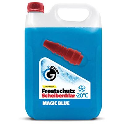Gamix Protection contre le gel pour vitres avec parfum Magic Blue Nettoyant pour vitres efficace et sans traces pour l'hiver Antigel prêt à l'emploi 5 l Gamix Protection contre le gel pour vitres avec parfum Magic Blue Nettoyant pour vitres efficace et sans traces pour l'hiver Antigel prêt à l'emploi 5 l