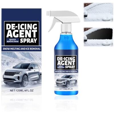 MAOYING Spray grattoir à glace sans glace pour pare-brise de voiture, spray anti-gel à action rapide et anti-brouillard, protection contre le gel pour pare-brise, vitres latérales et rétroviseurs MAOYING Spray grattoir à glace sans glace pour pare-brise de voiture, spray anti-gel à action rapide et anti-brouillard, protection contre le gel pour pare-brise, vitres latérales et rétroviseurs