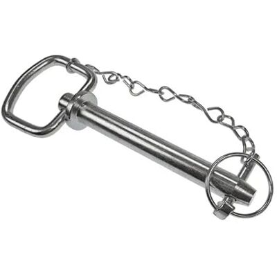 cyclingcolors Axe d'attelage avec Chaine, goupille et poignée Repliable diamètre 19mm x Longueur 137mm Cheville Barre supérieure remorque Tracteur Camion Machine agricole Piton Broche Chape cyclingcolors Axe d'attelage avec Chaine, goupille et poignée Repliable diamètre 19mm x Longueur 137mm Cheville Barre supérieure remorque Tracteur Camion Machine agricole Piton Broche Chape