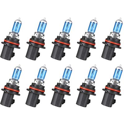 akhan-tuning akhan Lot de 10 ampoules de rechange HB1 9004 80/100 W aspect xénon standard pour véhicule akhan-tuning akhan Lot de 10 ampoules de rechange HB1 9004 80/100 W aspect xénon standard pour véhicule