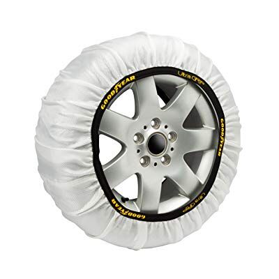 Goodyear Lot de 2 chaînes à neige textiles pour voiture Ultra Grip Taille S Goodyear Lot de 2 chaînes à neige textiles pour voiture Ultra Grip Taille S