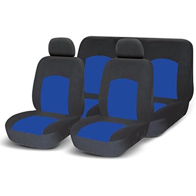 Goodyear Bottari 77123BLUE Ensemble complet de housses pour voiture Speed Up 1, universelles, noir/bleu Goodyear Bottari 77123BLUE Ensemble complet de housses pour voiture Speed Up 1, universelles, noir/bleu