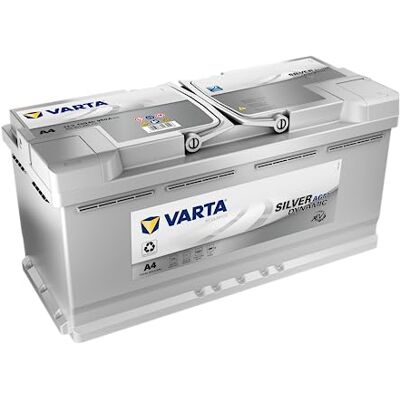 Varta Silver Dynamic AGM Batterie A4 – Start-Stop et xEV Batterie de voiture 12 V 105 Ah 950 A – Batterie de démarrage pour voitures à forte consommation d'énergie Varta Silver Dynamic AGM Batterie A4 – Start-Stop et xEV Batterie de voiture 12 V 105 Ah 950 A – Batterie de démarrage pour voitures à forte consommation d'énergie