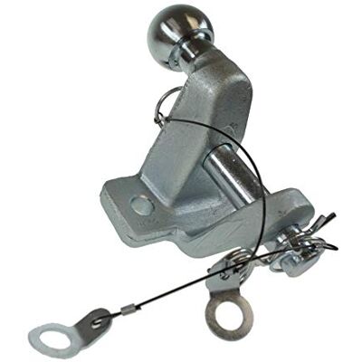 AHAKA Bouche de traction avec rotule pour attelage / attelage de remorque avec boule AHK – Double modčle trou 90 mm AHAKA Bouche de traction avec rotule pour attelage / attelage de remorque avec boule AHK – Double modčle trou 90 mm