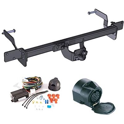 Citroen Jumper / Peugot Boxer / Fiat Ducato 2006- AHK Attelage de remorque avec kit électrique 13 broches pour Citroën Jumper/Peugot Boxer/Fiat Ducato 2006 Dispositif de suspension Rigide, avec rotule vissée Citroen Jumper / Peugot Boxer / Fiat Ducato 2006- AHK Attelage de remorque avec kit électrique 13 broches pour Citroën Jumper/Peugot Boxer/Fiat Ducato 2006 Dispositif de suspension Rigide, avec rotule vissée