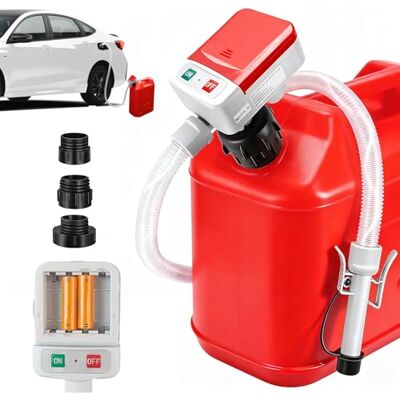 HOSPAOP Pompe à essence électrique pour bidon avec arrêt automatique Pompe d'aspiration d'huile pour essence, diesel et huile Pompe de transfert de carburant Pompe à diesel portable pour voiture HOSPAOP Pompe à essence électrique pour bidon avec arrêt automatique Pompe d'aspiration d'huile pour essence, diesel et huile Pompe de transfert de carburant Pompe à diesel portable pour voiture