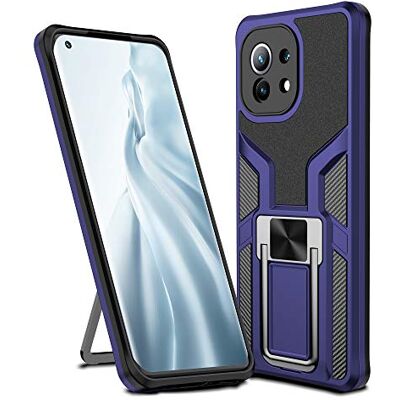 Hülle ® Coque rigide en polycarbonate avec support, anti-collision, prise en main confortable compatible avec Xiaomi Mi 11 (2) Hülle ® Coque rigide en polycarbonate avec support, anti-collision, prise en main confortable compatible avec Xiaomi Mi 11 (2)