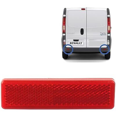 STARKIT PERFORMANCE Catadioptre compatible pour Master 2, Trafic 2 et 3, Movano A, Vivaro A, Vivaro B, Interstar, Primastar, NV300, Talento 2 (1998-2020) RÉFLECTEUR ARRIÈRE (GAUCHE OU DROIT) 7700353184 9160858 STARKIT PERFORMANCE Catadioptre compatible pour Master 2, Trafic 2 et 3, Movano A, Vivaro A, Vivaro B, Interstar, Primastar, NV300, Talento 2 (1998-2020) RÉFLECTEUR ARRIÈRE (GAUCHE OU DROIT) 7700353184 9160858