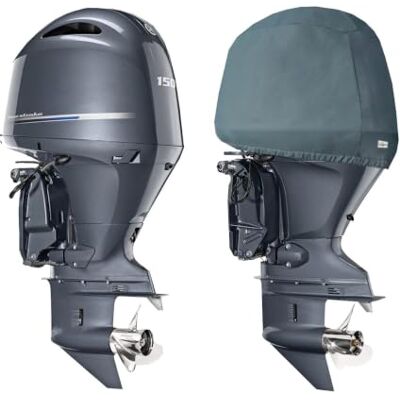 Oceansouth Housses de capot sur mesure pour moteur hors-bord Yamaha (F150D 4CYL 2,7 L (de 2016 à 2024)) Oceansouth Housses de capot sur mesure pour moteur hors-bord Yamaha (F150D 4CYL 2,7 L (de 2016 à 2024))