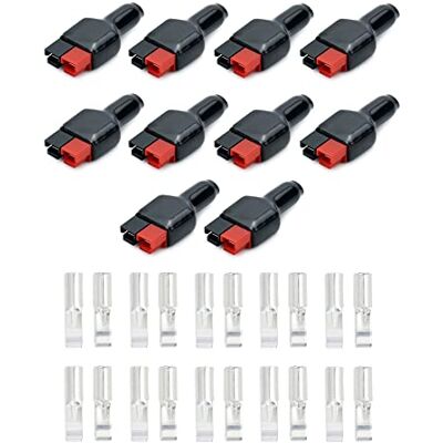 QWORK ® 30A Connecteur de Batterie à Déconnexion Rapides, Connecteurs de Borne d'Alimentation Modulaires (10 Paires) QWORK ® 30A Connecteur de Batterie à Déconnexion Rapides, Connecteurs de Borne d'Alimentation Modulaires (10 Paires)