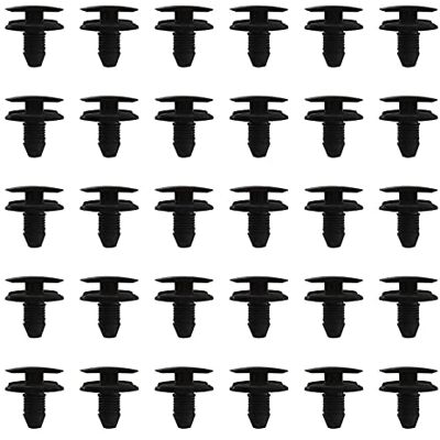 YINETTECH Lot de 50 rivets de fixation de voiture en plastique compatibles avec Peugeot Citroën 1609267280 856553 YINETTECH Lot de 50 rivets de fixation de voiture en plastique compatibles avec Peugeot Citroën 1609267280 856553