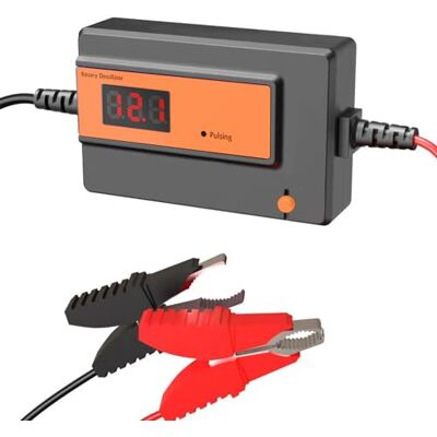 CPTDCL Désulfateur de batterie pour voitures, camions, motos, VTT, bateaux, camping-cars, réglage automatique (400 Ah orange, 12-48 V) CPTDCL Désulfateur de batterie pour voitures, camions, motos, VTT, bateaux, camping-cars, réglage automatique (400 Ah orange, 12-48 V)