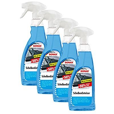 SONAX 03314410 Lot de 4 dégivreurs pour pare-brise 750 ml SONAX 03314410 Lot de 4 dégivreurs pour pare-brise 750 ml