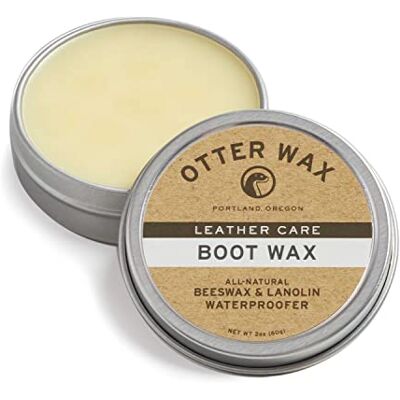 Otter Wax Cire pour bottes 56,7 g Imperméabilisant pour cuir entièrement naturel Fabriqué aux États-Unis Otter Wax Cire pour bottes 56,7 g Imperméabilisant pour cuir entièrement naturel Fabriqué aux États-Unis
