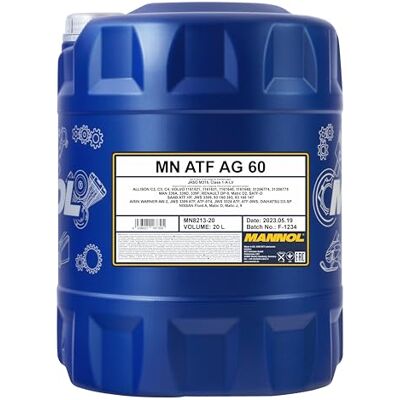 MANNOL ATF AG60, 20 litres MANNOL ATF AG60, 20 litres