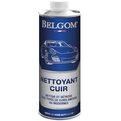 Belgom - Nettoyant Cuir 500 Ml - Respecte La Teinte D'origine - Leather Cleaner Belgom - Nettoyant Cuir 500 Ml - Respecte La Teinte D'origine - Leather Cleaner