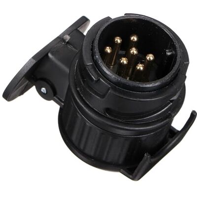 SIXTOL Adaptateur de remorque 13 vers 7 broches Adaptateur de prise pour attelage de remorque Réduction Remorque Porte-vélos Caravane SIXTOL Adaptateur de remorque 13 vers 7 broches Adaptateur de prise pour attelage de remorque Réduction Remorque Porte-vélos Caravane