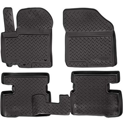 J&J AUTOMOTIVE Norm Liners Tapis de sol en caoutchouc 3D, compatible avec Swift 2010-2017, bord d'environ 4 cm, toutes saisons, 4 pièces, qualité supérieure J&J AUTOMOTIVE Norm Liners Tapis de sol en caoutchouc 3D, compatible avec Swift 2010-2017, bord d'environ 4 cm, toutes saisons, 4 pièces, qualité supérieure