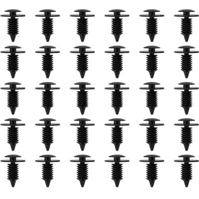 VGOL Lot de 30 clips poussoirs pour voiture Diamètre de la tige : 9 mm Longueur totale : 25 mm Largeur : 18,5 mm Rivets en plastique pour calandre, garde-boue et capot de moteur VGOL Lot de 30 clips poussoirs pour voiture Diamètre de la tige : 9 mm Longueur totale : 25 mm Largeur : 18,5 mm Rivets en plastique pour calandre, garde-boue et capot de moteur