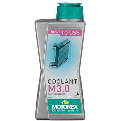 Motorex M3.0 Bidon d’1 litre de liquide de refroidissement antigel Motorex M3.0 Bidon d’1 litre de liquide de refroidissement antigel
