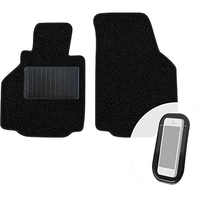 moto-MOLTICO Lot de 2 tapis de voiture avant en velours noir pour Porsche 911 Type 996 1997-2004 moto-MOLTICO Lot de 2 tapis de voiture avant en velours noir pour Porsche 911 Type 996 1997-2004