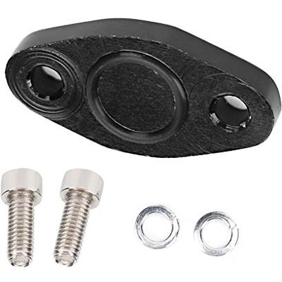 Suuonee Block Off Plate, Moteur 18T SAi Delete Block Off Plate Accessoire d'échappement en aluminium billette Convient pour Mk4 B5 B6 Suuonee Block Off Plate, Moteur 18T SAi Delete Block Off Plate Accessoire d'échappement en aluminium billette Convient pour Mk4 B5 B6