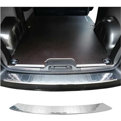 OMAC Protection de chargement pour pare-chocs arrière Citroën Jumpy 2016-2022 Longue empattement Accessoires intérieurs Chromé foncé Acier inoxydable OMAC Protection de chargement pour pare-chocs arrière Citroën Jumpy 2016-2022 Longue empattement Accessoires intérieurs Chromé foncé Acier inoxydable