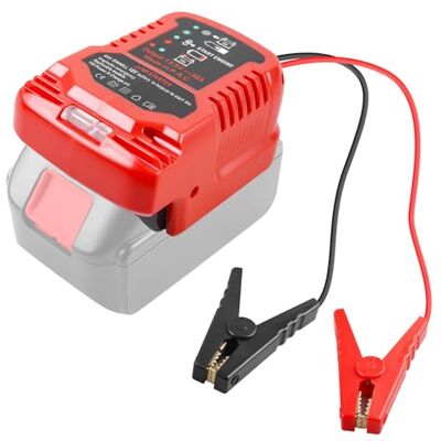 Behogan Adaptateur de démarrage de voiture pour batterie Einhell 18 V, adaptateur de batterie 12 V, chargeur rapide portable pour batteries de voiture, démarreur de batterie de voiture avec câble Behogan Adaptateur de démarrage de voiture pour batterie Einhell 18 V, adaptateur de batterie 12 V, chargeur rapide portable pour batteries de voiture, démarreur de batterie de voiture avec câble