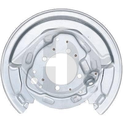 Diederichs Modèle 9662411 Bouclier de frein arrière gauche - Disque et protection Diederichs Modèle 9662411 Bouclier de frein arrière gauche - Disque et protection