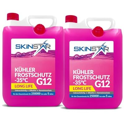 SkinStar Protection contre le gel de radiateur -35 °C G11 G12 G13 Liquide de refroidissement Liquide de refroidissement prêt à l'emploi Antigel pour voiture Produits chimiques de voiture SkinStar Protection contre le gel de radiateur -35 °C G11 G12 G13 Liquide de refroidissement Liquide de refroidissement prêt à l'emploi Antigel pour voiture Produits chimiques de voiture