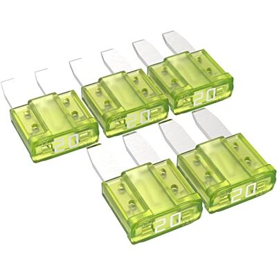 AUPROTEC Micro 2 Fusibles à lame MikrOTO II 5A 30A fusible enfichable d'automobile choix : 20A ampère jaune, 5 pcs AUPROTEC Micro 2 Fusibles à lame MikrOTO II 5A 30A fusible enfichable d'automobile choix : 20A ampère jaune, 5 pcs