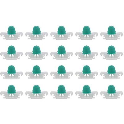 YINETTECH Lot de 20 clips de garniture de panneau de portière de voiture 51132251394 avec bottes en caoutchouc compatibles avec 3 séries E36 coupé convertible à hayon YINETTECH Lot de 20 clips de garniture de panneau de portière de voiture 51132251394 avec bottes en caoutchouc compatibles avec 3 séries E36 coupé convertible à hayon