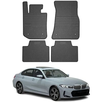 OMAC Tapis de voiture Allwetter Compatible avec BMW 3 Series G20 2018-2022 Ajustement 3D En caoutchouc Noir OMAC Tapis de voiture Allwetter Compatible avec BMW 3 Series G20 2018-2022 Ajustement 3D En caoutchouc Noir