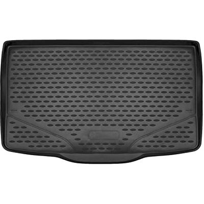 J&J AUTOMOTIVE Tapis de Coffre en Caoutchouc Premium Pour Fiat 500L 2012-2022, Ajustement Spécifique, Bord Haut, Noir, Antidérapant, Inodore J&J AUTOMOTIVE Tapis de Coffre en Caoutchouc Premium Pour Fiat 500L 2012-2022, Ajustement Spécifique, Bord Haut, Noir, Antidérapant, Inodore