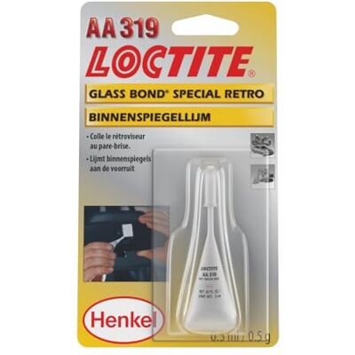 Loctite 026004 319 Glass Bond Rétroviseur, 0,5 ml Loctite 026004 319 Glass Bond Rétroviseur, 0,5 ml