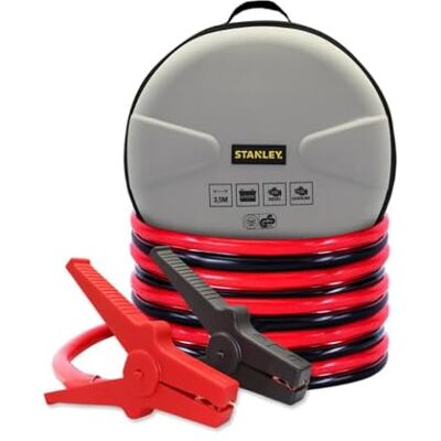 Stanley 201874 Câbles démarrage pour Batterie Voiture 25mm2 3.5m Stanley 201874 Câbles démarrage pour Batterie Voiture 25mm2 3.5m