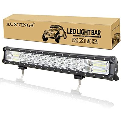 AUXTINGS 55 cm 324W Triple rangée 7d Barre Lumineuse LED de Travail Spot inondation Combo Faisceau DC 12V-24V 6000K Offroad Véhicules 4x4 ATV Utvs AUXTINGS 55 cm 324W Triple rangée 7d Barre Lumineuse LED de Travail Spot inondation Combo Faisceau DC 12V-24V 6000K Offroad Véhicules 4x4 ATV Utvs