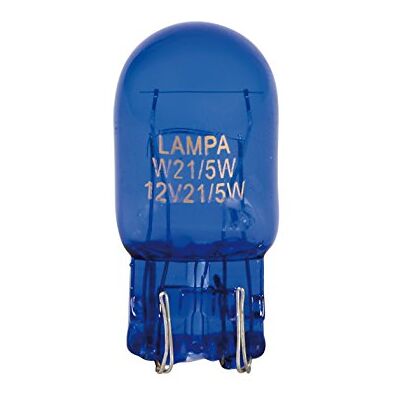 Lampa 58075 Ampoule teintée bleue, 12 V, 21/5 W Lampa 58075 Ampoule teintée bleue, 12 V, 21/5 W