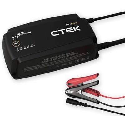CTEK NXT 15 Chargeur Intelligent 12V 15A Compatible avec Batterie Lithium, Mode Reconditionnement et Alimentation, Maintenateur de charge pour Batterie de voiture, Bateau et RV CTEK NXT 15 Chargeur Intelligent 12V 15A Compatible avec Batterie Lithium, Mode Reconditionnement et Alimentation, Maintenateur de charge pour Batterie de voiture, Bateau et RV